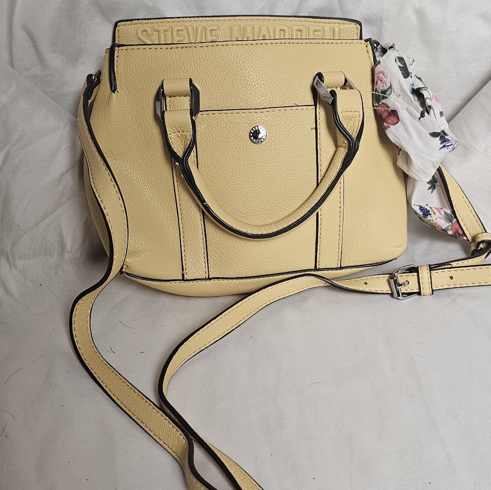 Yellow Leather Women's Bag